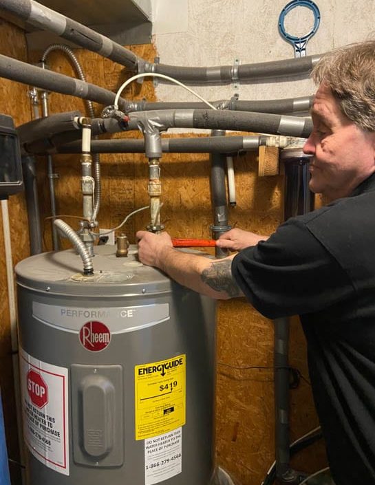 Hot water tank replacement